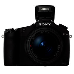 Sony Cyber-shot DSC-RX10 II Bridge Camera, 4K Ultra HD, 20.2MP, 8.3x Optical Zoom, Wi-Fi, NFC, EVF, 3 LCD Screen